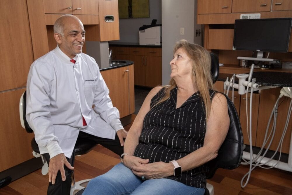Dr. Pandhi consulting with a patient in Tucson, AZ